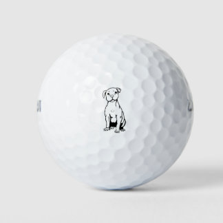 Grubenbulle Niedlicher Hund Golfball