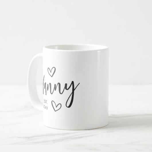 Grubenjahr als Oma Kaffeetasse (Vorderseite Links)