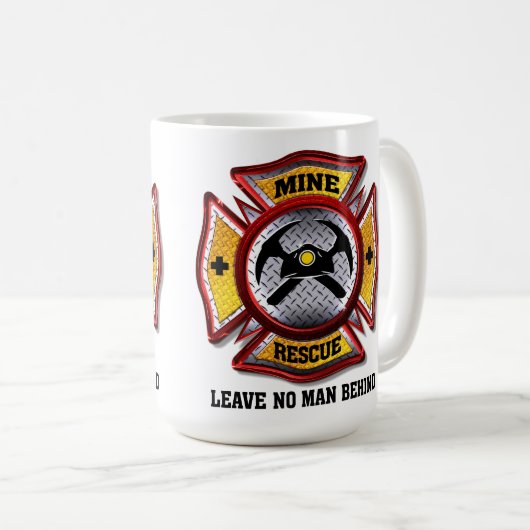 GRUBENRETTUNG KAFFEETASSE (VorderseiteRechts)