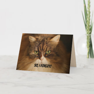 GRUDGE OR KISS - BELATED BIRTHDAY CARD FEIERTAGSKARTE