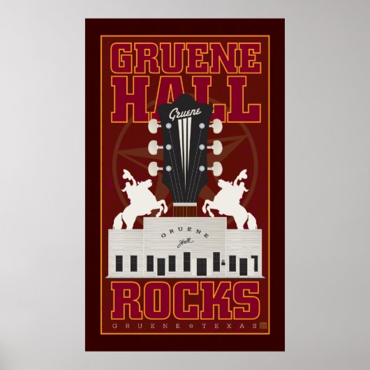 Gruene Hall-Poster Poster (Vorne)