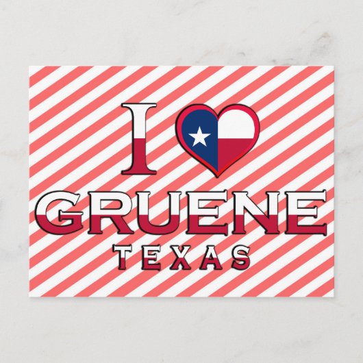 Gruene, Texas Postkarte (Vorderseite)