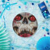 Gruesome Skull Pappteller (Party)