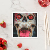 Gruesome Skull Serviette (Beispiel)