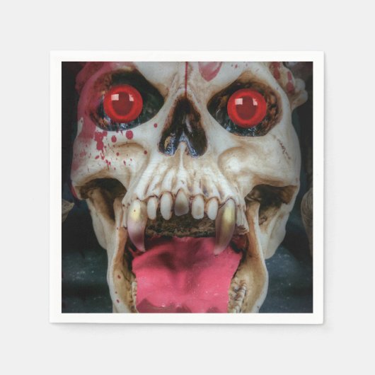 Gruesome Skull Serviette (Vorderseite)