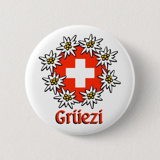 Gruezi Button (Vorderseite)