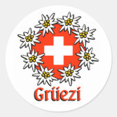Gruezi Sticker (Vorderseite)