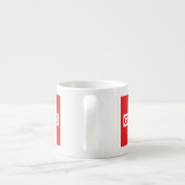 Gruezi Switzerland Flag Espressotasse (Rückseite)