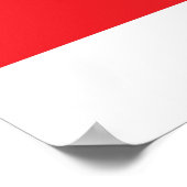 Gruezi Switzerland Flag Poster (Ecke)