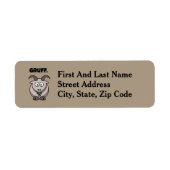 Gruff Gray Goat Funny Fairy Tale Cartoon (Vorne)