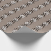 Gruff Gray Goat Funny Fairy Tale Cartoon Geschenkpapier (Ecke)
