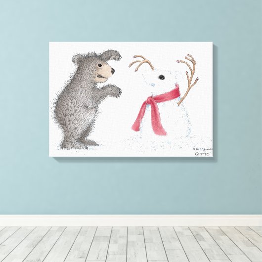 Gruffies®-Wrapper Leinwanddruck (Insitu (Holzboden))