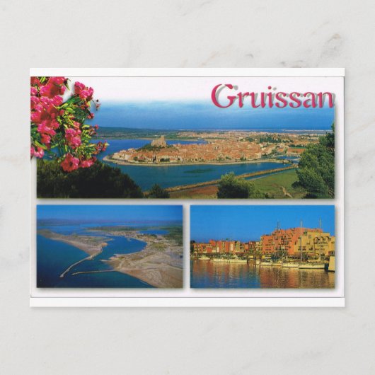 Gruissan, Côte d'Azur, Multiview Postkarte (Vorderseite)