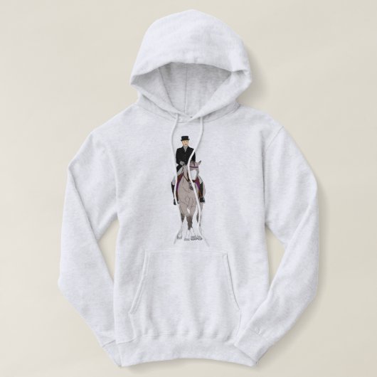 Grulla Reitpferd Hoodie (Design vorne)