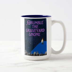 Grumble der Friedhofs-Gnom-Tasse Zweifarbige Tasse
