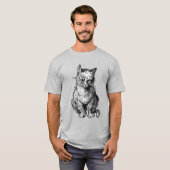 Grumby Niedliche Katzenmänner T - Shirt (Vorne ganz)