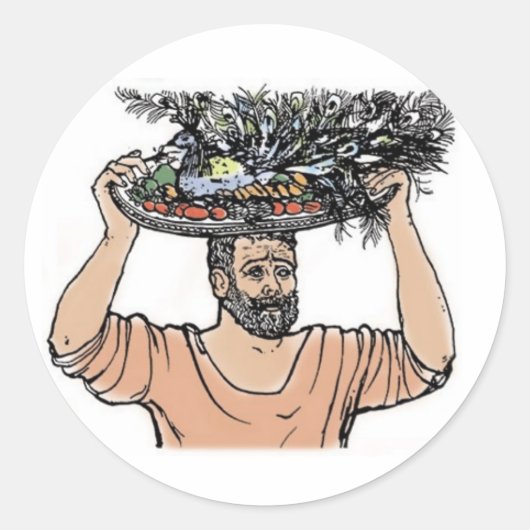 Grumio Runder Aufkleber (Vorderseite)