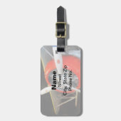 Grumman F3F-2 Biplane Gepäckanhänger (Vorderseite vertikal)