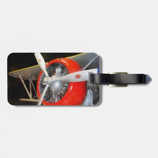 Grumman F3F-2 Biplane Gepäckanhänger (Rückseite horizontal)