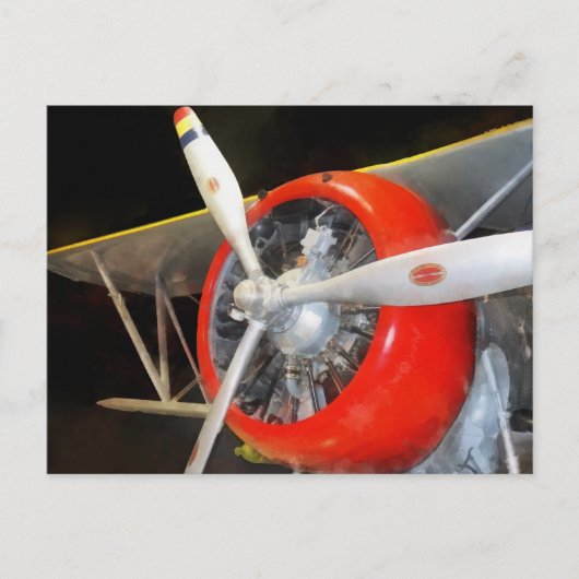 Grumman F3F-2 Biplane Postkarte (Vorderseite)