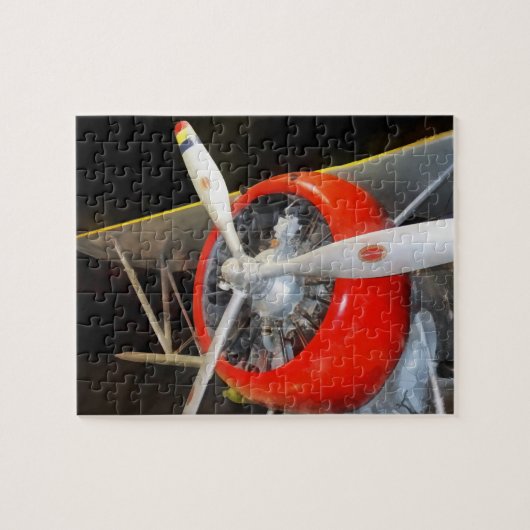 Grumman F3F-2 Biplane Puzzle (Horizontal)