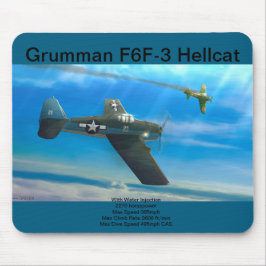 Grumman F6F-3 Hellcat-Mauspad Mousepad