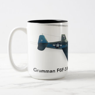 Grumman F6F-3 Hellcat Zweifarbige Tasse