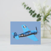 Grumman F6F Hellcat Postkarte (Stehend Vorderseite)