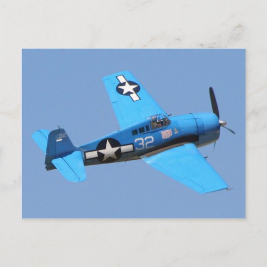 Grumman F6F Hellcat Postkarte (Vorderseite)