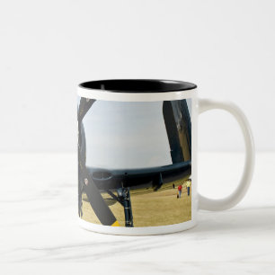 Grumman F8F Bearcat-Marine-Fördermaschinen-Kämpf Zweifarbige Tasse