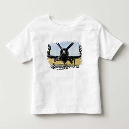 Grumman F8F Bearcat-Marine-Fördermaschinen-Kämpfer Kleinkind T-shirt (Vorderseite)
