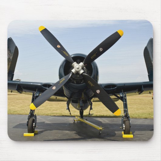 Grumman F8F Bearcat-Marine-Fördermaschinen-Kämpfer Mousepad (Vorne)