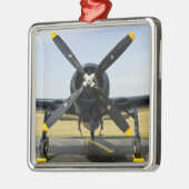 Grumman F8F Bearcat-Marine-Fördermaschinen-Kämpfer Ornament Aus Metall (Links)