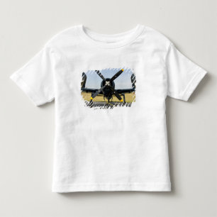 Grumman F8F Bearcat Marine-Trägerflugzeug auf dem Kleinkind T-shirt