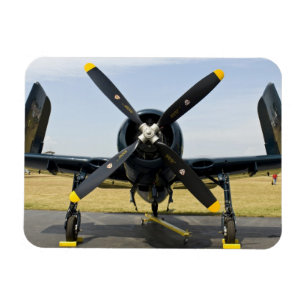 Grumman F8F Bearcat Marine-Trägerflugzeug auf dem Magnet