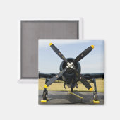 Grumman F8F Bearcat Navy Carrier Fighter on the Magnet (Vorderseite/Rückseite)