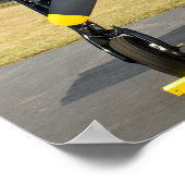 Grumman F8F Bearcat Navy Carrier Fighter on the Poster (Ecke)