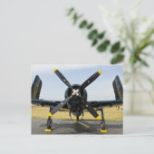 Grumman F8F Bearcat Navy Carrier Fighter on the Postkarte (Stehend Vorderseite)