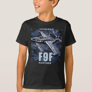 Grumman F9F Panther Carrier-Based Jet Fighter T-Shirt