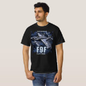 Grumman F9F Panther Carrier-Based Jet Fighter T-Shirt (Vorne ganz)
