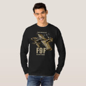 Grumman F9F Panther Carrier-Based Jet Fighter T-Shirt (Vorne ganz)