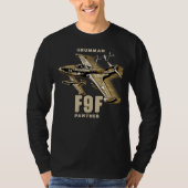 Grumman F9F Panther Carrier-Based Jet Fighter T-Shirt (Vorderseite)