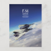 Grumman F-14 Tomcat Postkarte (Vorderseite)