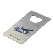 Grumman G-21 Goose Geldbeutel Flaschenöffner (Vorderseite Schrägansicht)