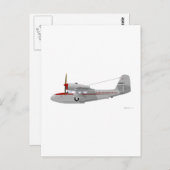 Grumman G-44A Widgeon Postkarte (Vorne/Hinten)