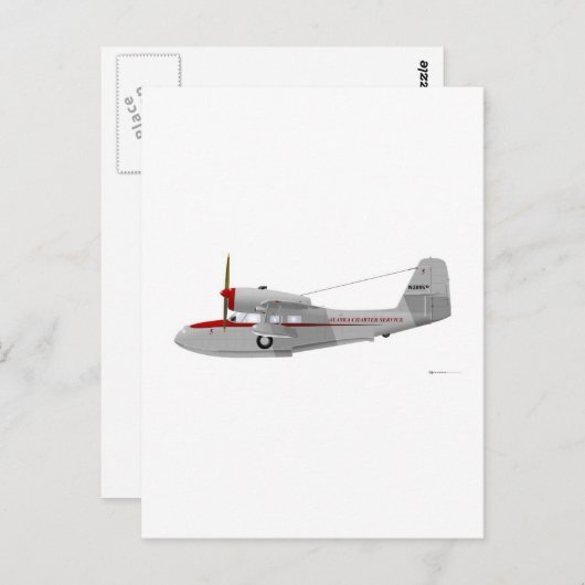 Grumman G-44A Widgeon Postkarte (Vorne/Hinten)