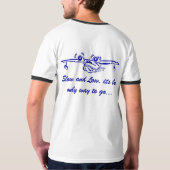 Grumman-Gans auf Splashdown T-Shirt (Rückseite)