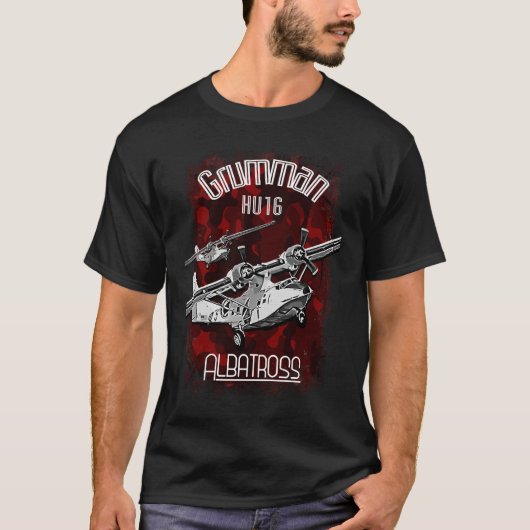 Grumman HU-16 Albatross Aircraft T-Shirt (Vorderseite)