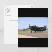 Grumman TBM Avenger. (Flugzeug_WWII-Flugzeuge Postkarte (Vorne/Hinten)