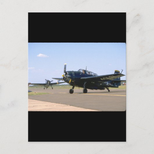 Grumman TBM Avenger. (Flugzeug_WWII-Flugzeuge Postkarte (Vorderseite)